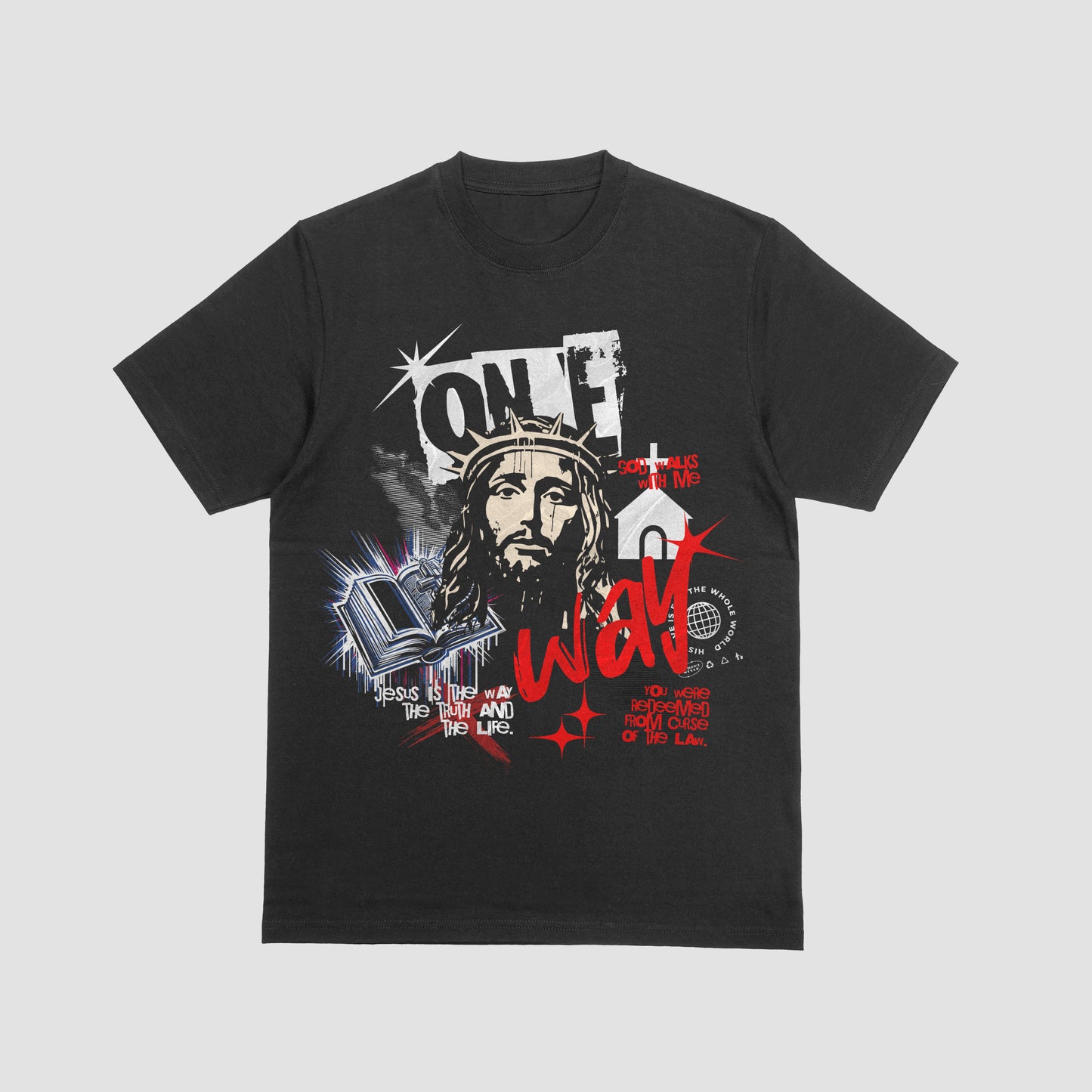 Jesus one way tee