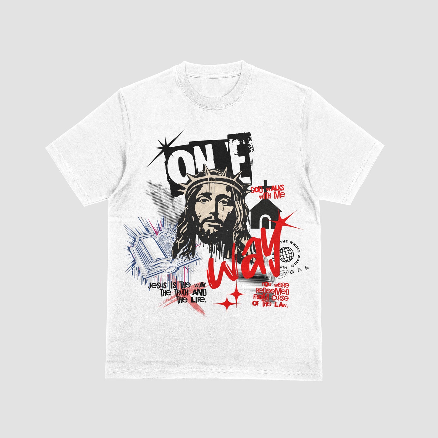 Jesus one way tee