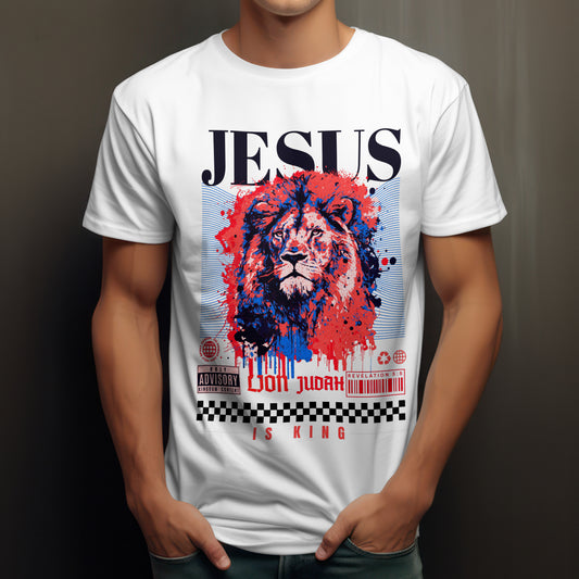 Jesus lion of judah graphic t-shirt